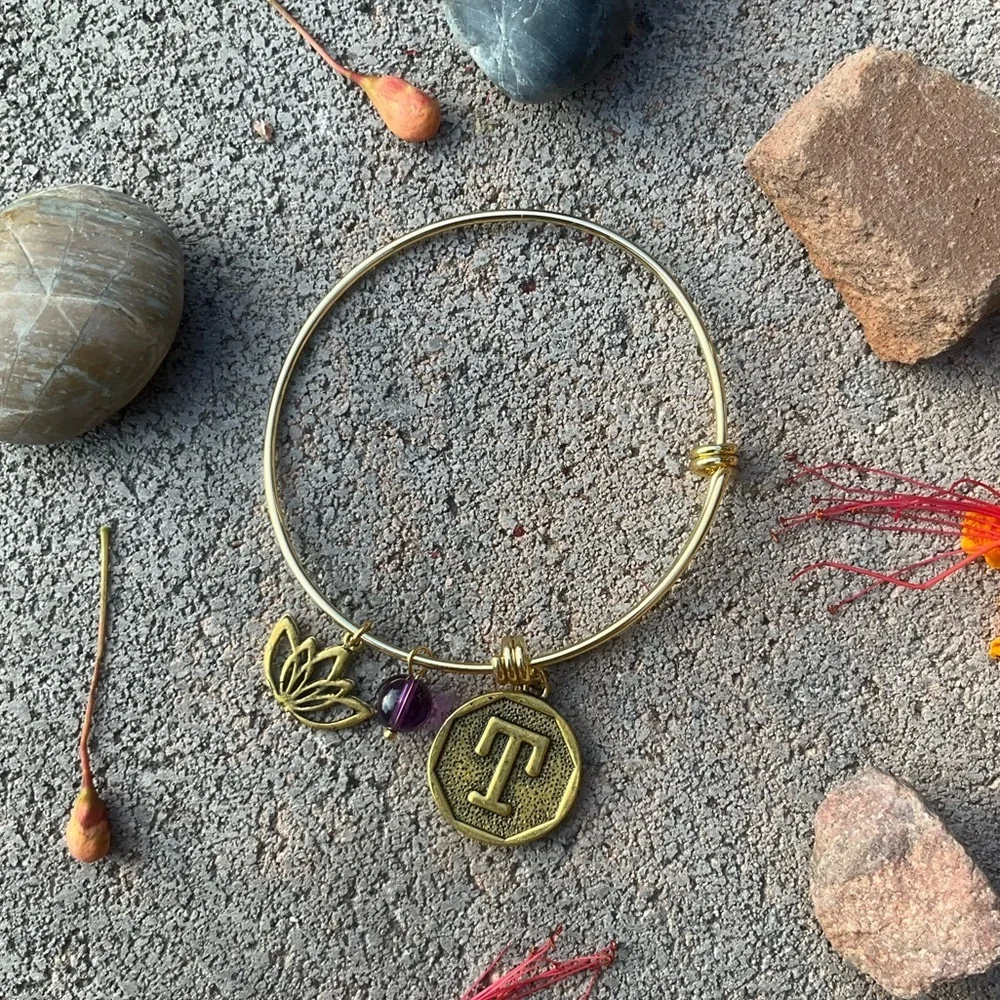 FREE NEW T Initial Bangle